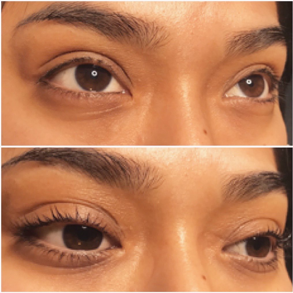 Brow and lash transformation